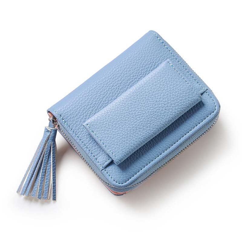 Fashionable Compact Pink Wallet with Tassel - Home Goods, Clothing ...