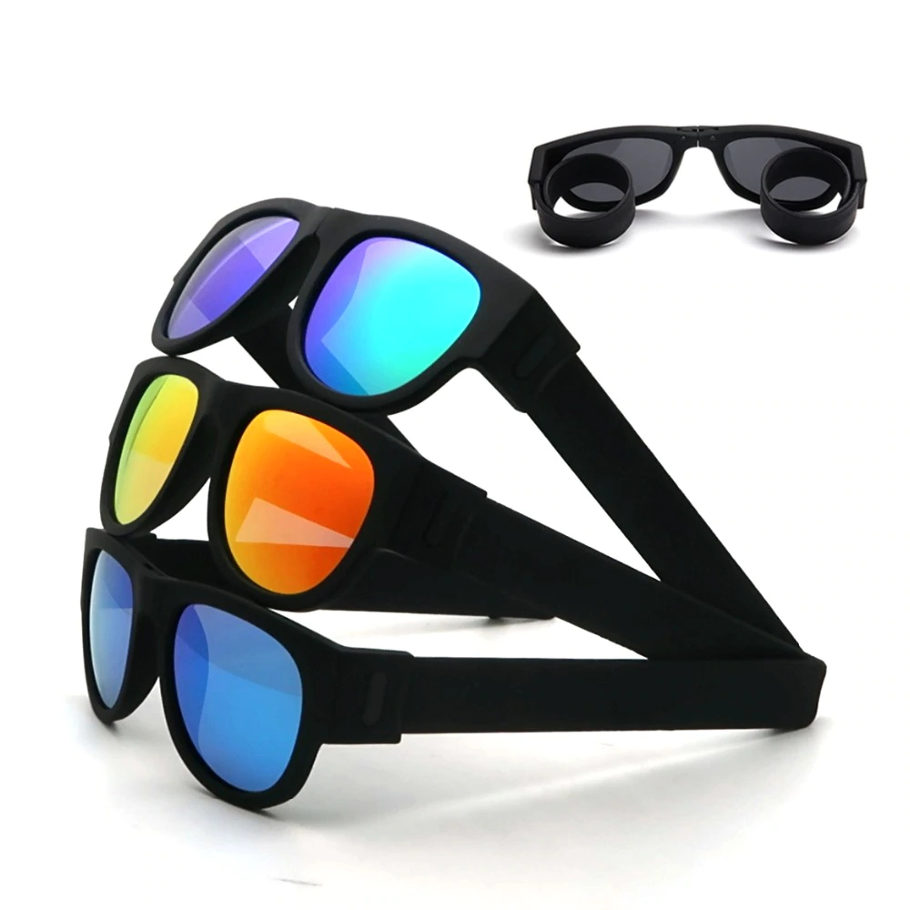 Novelty Mirror Men Polarized Folding Sunglasses 1