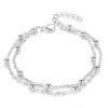 Beads Anklet Silver