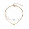 Pearl Anklet Gold