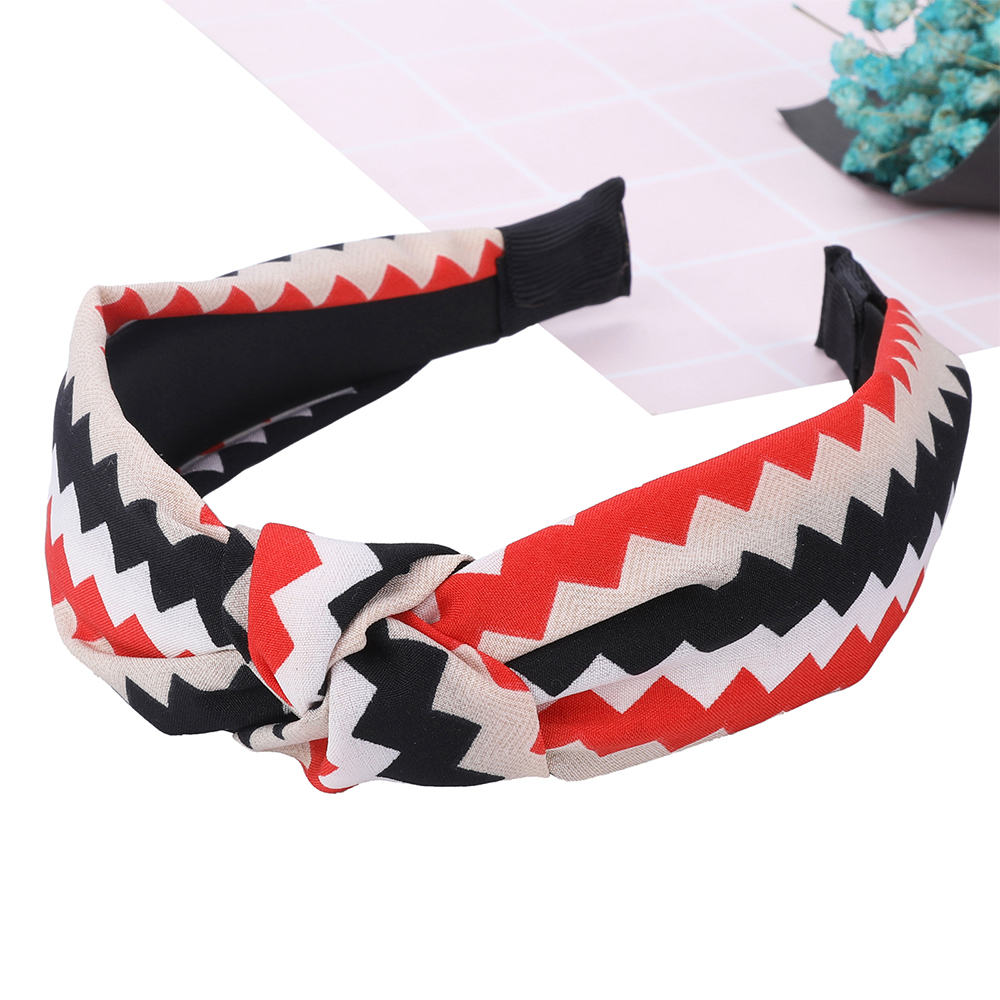 Wide Headbands For Women Boho Knotted Head Wraps Turbans Non- Slip
