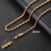 4mm Gold Rope