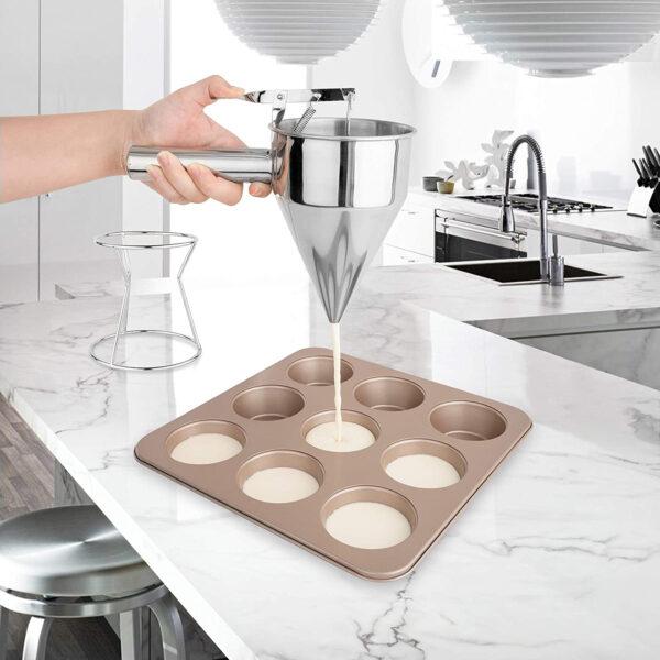 Stainless Steel Pancake Batter Dispenser - Home Goods, Clothing