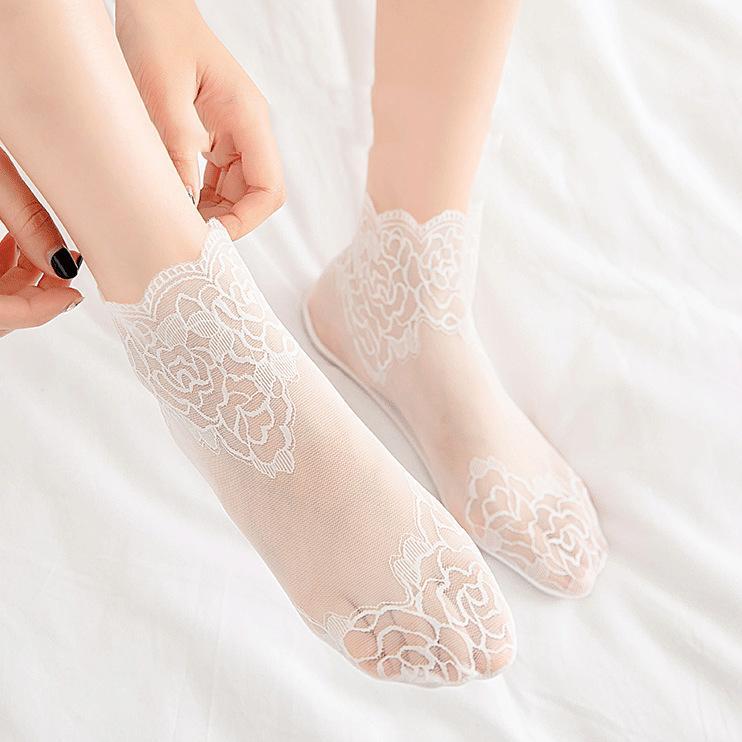 Non-slip Shallow Transparent Socks - Home Goods, Clothing & Accessories ...