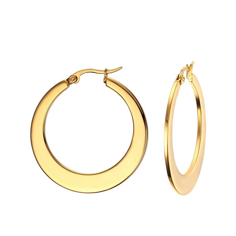 Gold Iron Earrings - Home Goods, Clothing & Accessories Online | Awessories