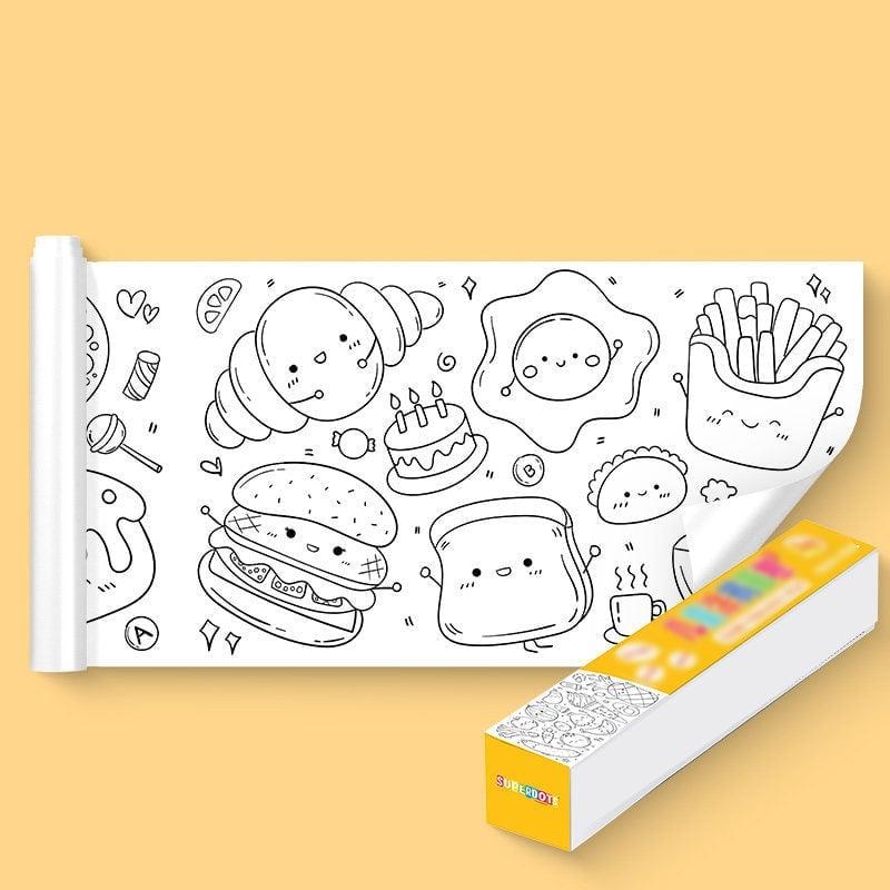 Food Party Drawing
